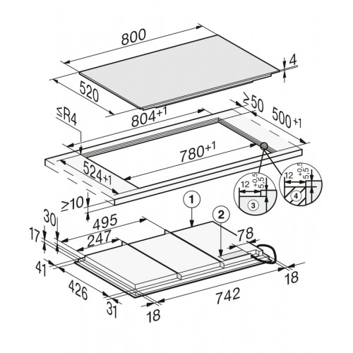 Варочная панель Miele KM7678 FL