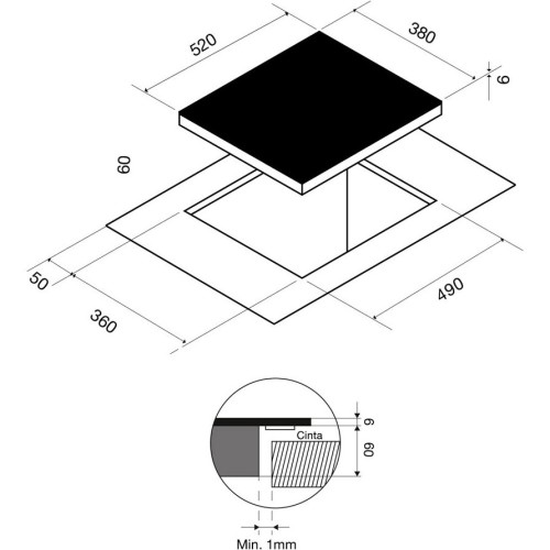 Индукционная варочная панель Pando PI-TEP