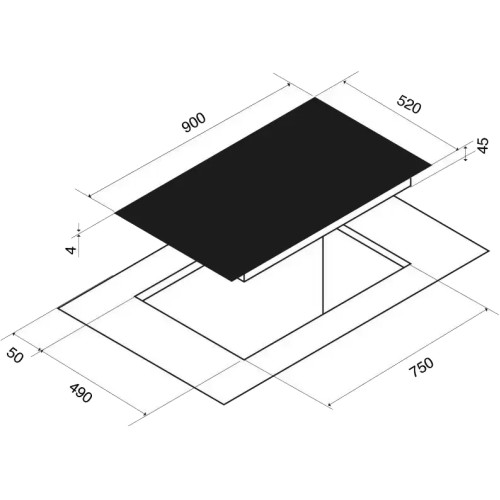 Индукционная варочная панель Pando PI-3800 AiRLINK