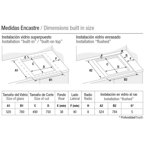 Варочная панель с вытяжкой Pando E-390/78 V.1130 ECO PLUS + DIFUSOR