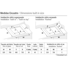 Варочная панель с вытяжкой Pando E-390/78 V.1130 ECO PLUS