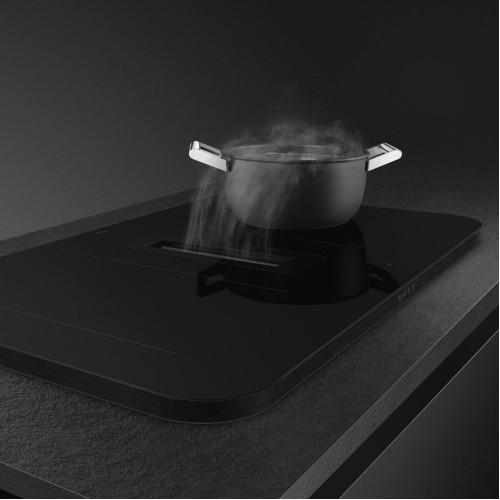 Варочная панель с вытяжкой Smeg HHSL7844MB купить в Москве и Санкт-Петербурге