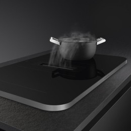 Варочная панель с вытяжкой Smeg HHSL7844X