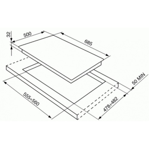 Варочная панель Smeg SE70SGH-5