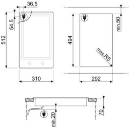 Варочная панель Smeg PGF30T-1