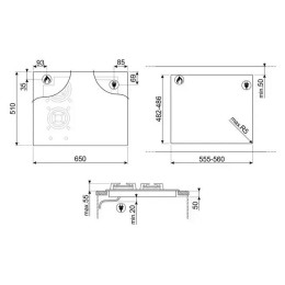 Варочная панель Smeg PM3643D