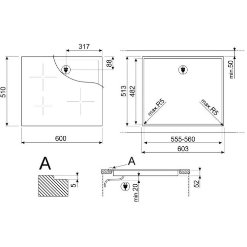 Варочная панель Smeg SI2641D