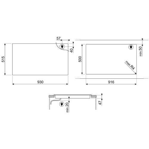 Варочная панель Smeg SIA1963D