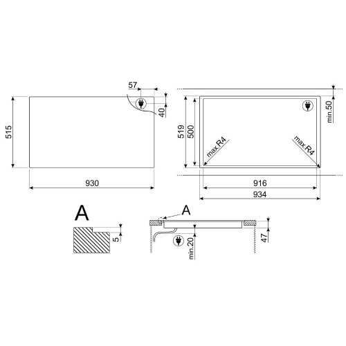 Варочная панель Smeg SIA1963D