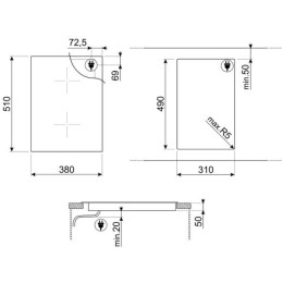 Варочная панель Smeg SR975NGH