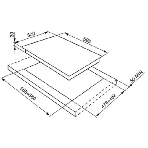 Варочная панель Smeg SRV864POGH
