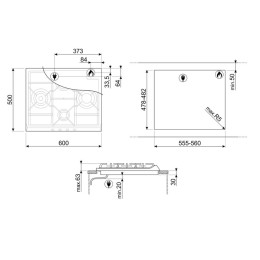 Варочная панель Smeg SR764AO