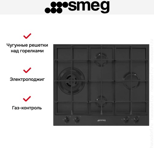 Варочная панель Smeg PX364LMB