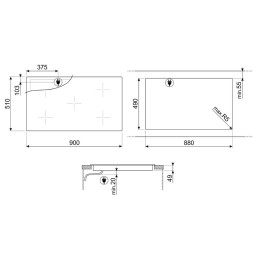 Варочная панель Smeg SI2M7953DW