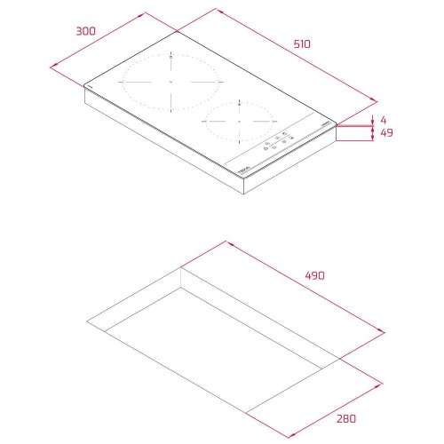 Индукционная варочная панель Teka IBC 32000 TTC BLACK