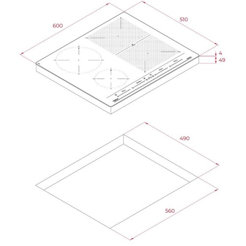 Индукционная варочная панель Teka IZF 64440 MSP BLACK