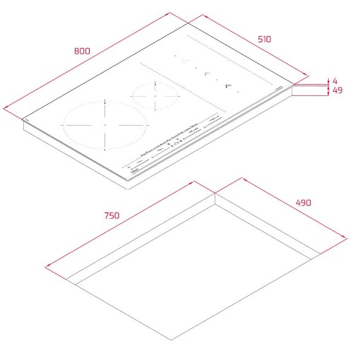 Индукционная варочная панель Teka IZS 86630 MST BLACK
