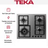 Газовая варочная панель Teka EFX 60.1 4G AI AL DR CI NAT