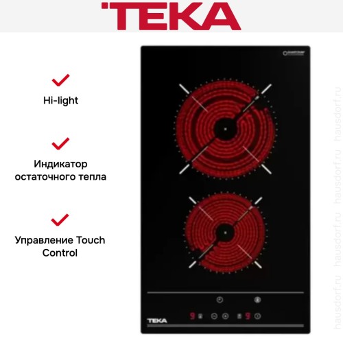 Стеклокерамическая варочная панель Teka TBC 32010 TTC BLACK