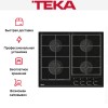 Встраиваемая газовая варочная панель Teka GBC 64100 KBN BLACK