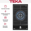 Встраиваемая газовая варочная панель Teka GZC 31330 XBN BLACK