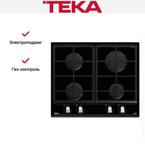 Встраиваемая газовая варочная панель Teka GZC 64300 XBN BLACK