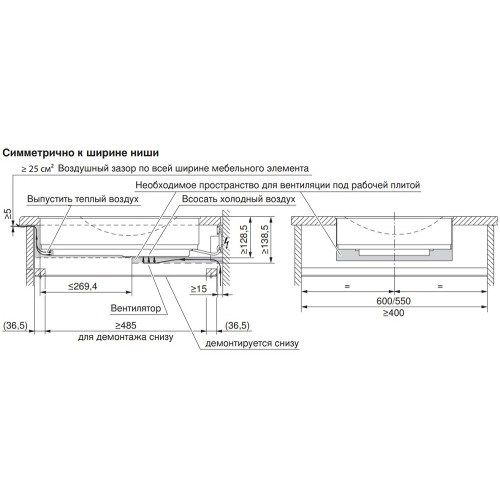 Индукционная варочная панель V-ZUG CookTop WOK I40 CTI6T-31145