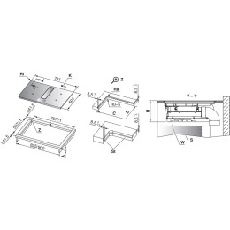 Варочная панель с вытяжкой V-ZUG CombiCookTop V4000 I804 CCT4T-31096