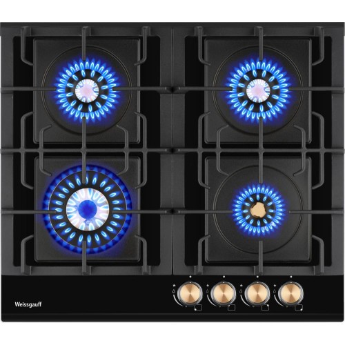 Варочная панель Weissgauff HGG 641 BV Volcano Burner Nano Glass купить в Москве и Санкт-Петербурге