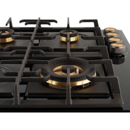 Варочная панель Weissgauff HGG 641 BV Volcano Burner Nano Glass