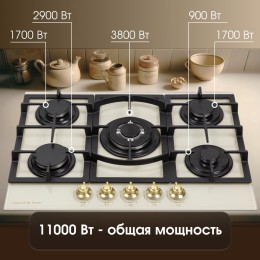 Газовая варочная панель Zigmund & Shtain M 26.7 X