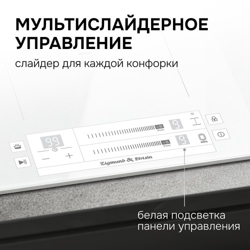 Индукционная варочная панель Zigmund Shtain CI 24.3 W купить в Москве и Санкт-Петербурге