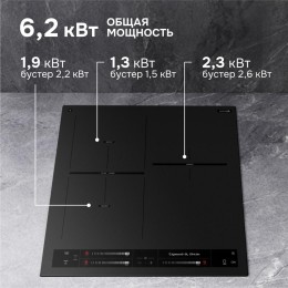 Стеклокерамическая варочная панель Zigmund & Shtain CI 24.4 B