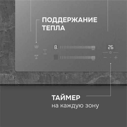 Стеклокерамическая варочная панель Zigmund & Shtain CI 24.4 S