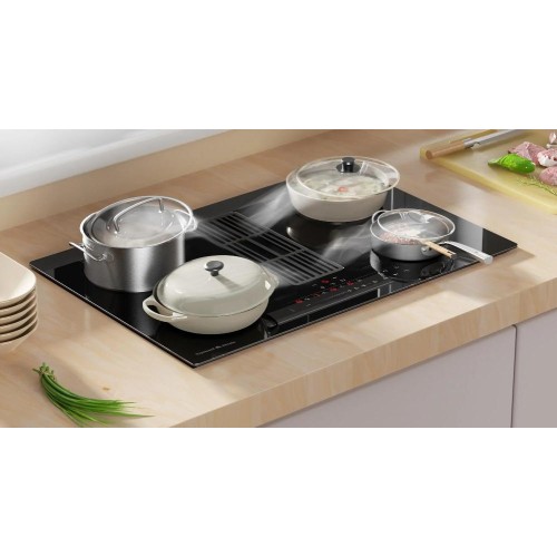 Индукционная варочная панель Zigmund Shtain CIS 311.75 BX с вытяжкой