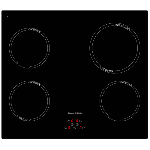 Варочная панель Zigmund Shtain CIS 299.60 BX