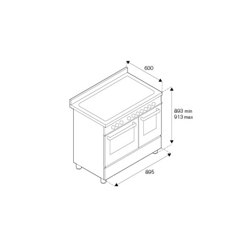 Варочный центр Bertazzoni HER95I2EAVT