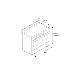 Варочный центр Bertazzoni HER95I2ENET