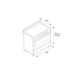 Варочный центр Bertazzoni MAS95I1EXT