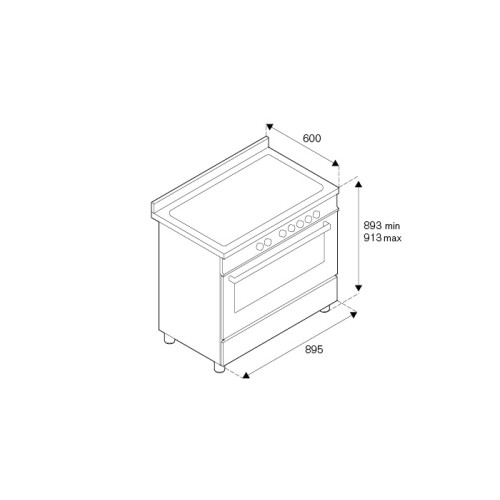 Варочный центр Bertazzoni MAS96L2ENET