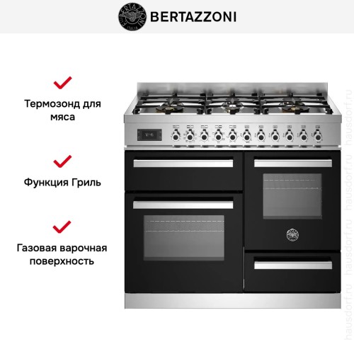 Варочный центр Bertazzoni PRO106L3ENET
