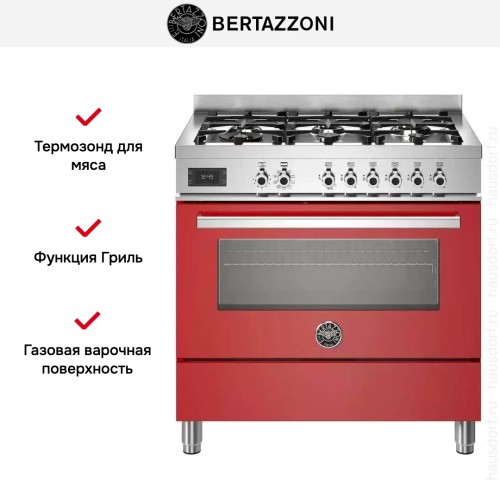 Варочный центр Bertazzoni PRO96L1EROT