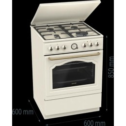 Комбинированная плита Gorenje GKS6C71CLI