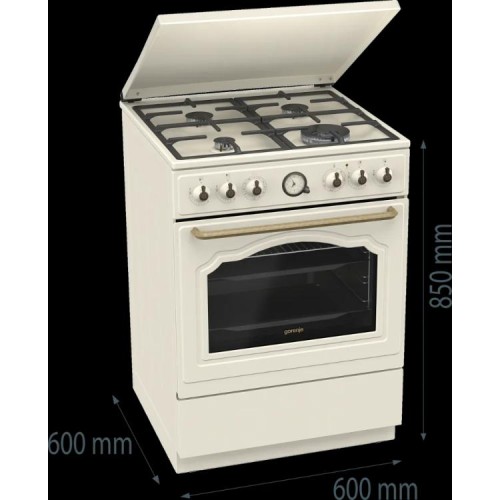 Комбинированная плита Gorenje GKS6C71CLI