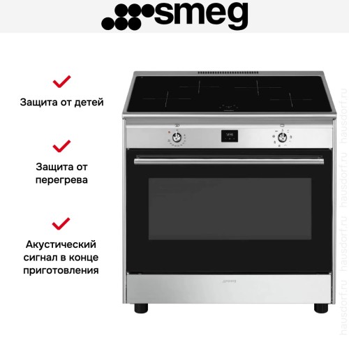 Варочный центр Smeg CG90CIXT