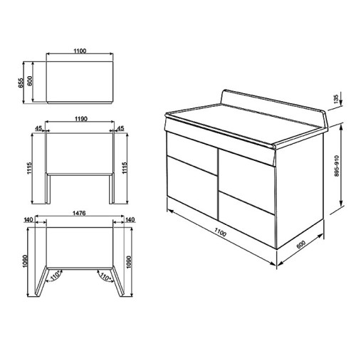 Варочный центр Smeg TR4110AZ