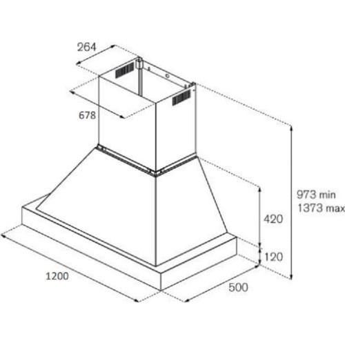 Вытяжка Bertazzoni K120HERTX