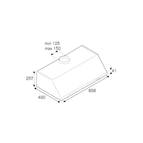 Вытяжка Bertazzoni KU90 PRO 1 X A