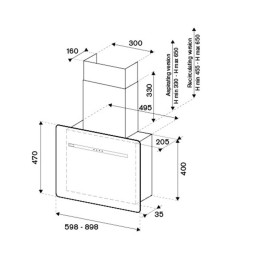 Вытяжка Bertazzoni KV90PRO1NA