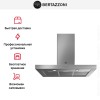 Вытяжка настенная Bertazzoni  KT90MAS1XB